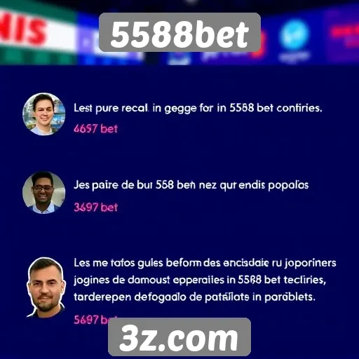 Depoimentos de jogadores sobre a experiência 5588bet