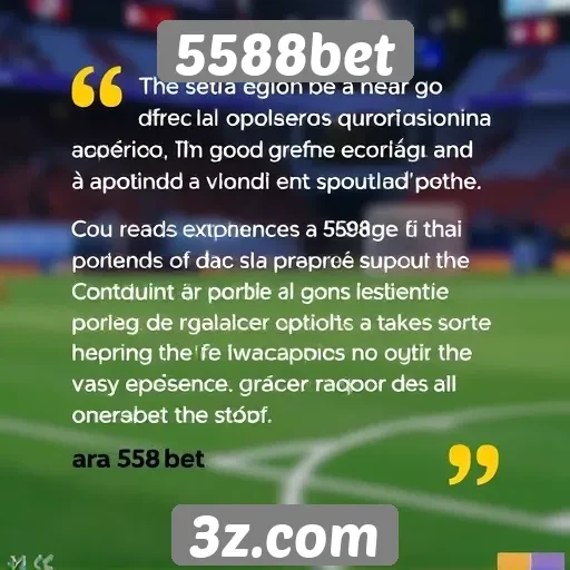 Feedback dos usuários sobre a experiência na 5588bet
