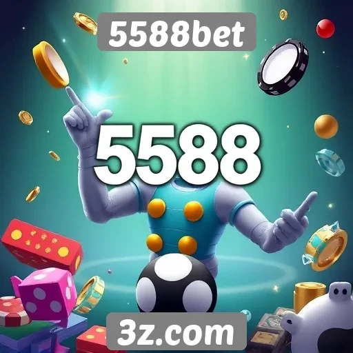 Variedade de jogos disponíveis na plataforma 5588bet